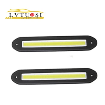

LVTUSI 2PCS LED Car Lights Daytime Running Light Flexible Soft Tube LED Strip Brake Turn Signal Light Waterproof Flexible