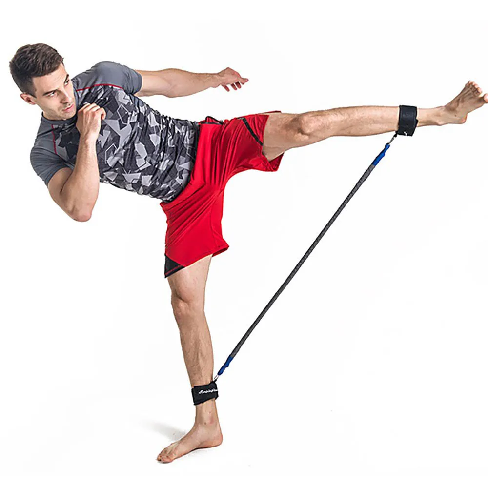 Fitness Resistance Bands Set Latex Leg Bounce Trainer Gym Yoga Pull Rope Bouncing Rope Leg Strength Training Agility Pull Strap