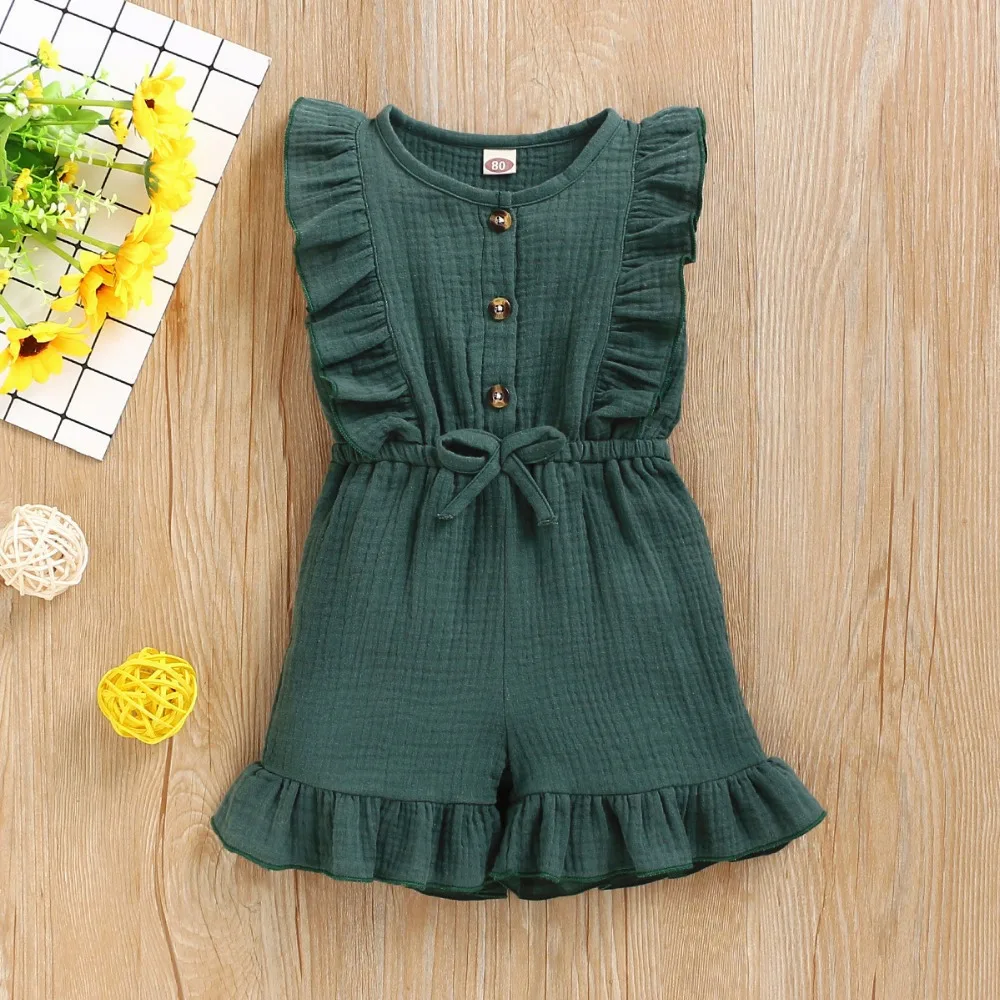 2020 summer baby cotton rompers newborn girl jumpsuit (7)