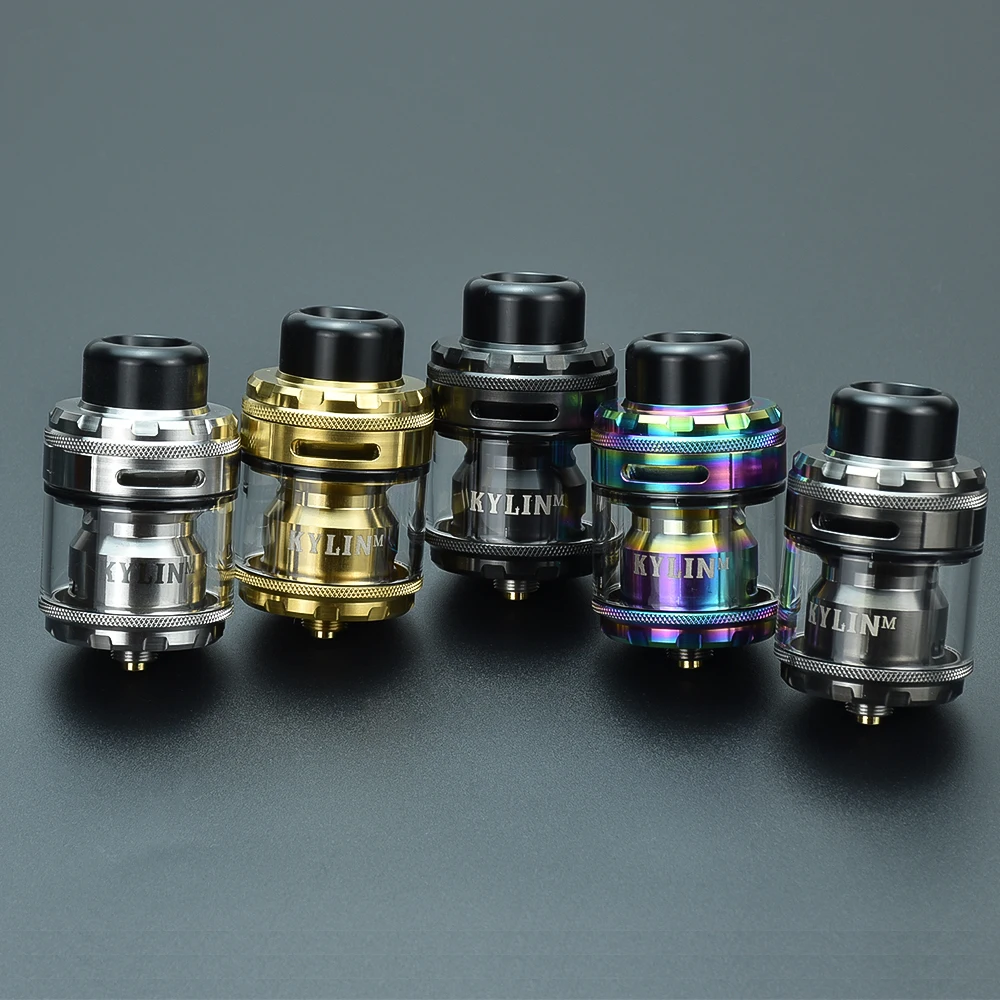 Kylin M Pro RTA 24.2mm mesh atomizer 6ml/8ml ecigarette tank top airflow vape atomizer 316 SS