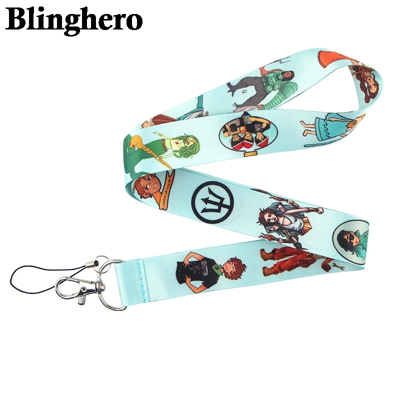 CA418 Percy Jackson and the Olympians Lanyard Keychain Lanyards for Keys Badge ID Mobile Phone Rope Neck Straps Accessories Gift | Мобильные