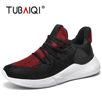 

High Quality Mens Running Shoes Comfortable Lace up Non-slip Outdoor Walking Jogging Athletic Trainers Sport Shoes Male Sneakers