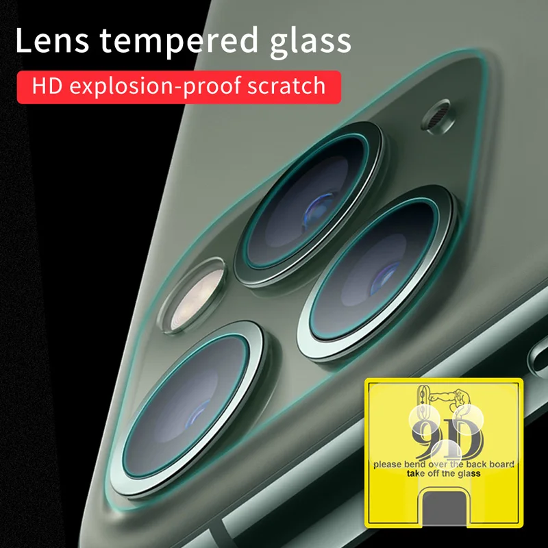 Рамка для камеры объектив прозрачное закаленное стекло для iPhone 11 Pro Max задняя пленка для камеры на мобильном телефоне 9H защитная
