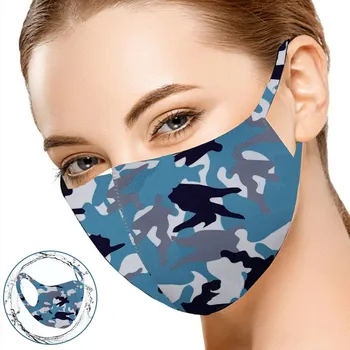 

In Stock 1pc PM2.5 Outdoor Mouth masker Washable Reuse Face masken printing Protection Masca For Woman Man Fashion Breath