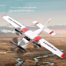 RC самолет Cessna 182 FX801 310 мм размах крыльев дистанционное управление DIY летательный аппарат с фиксированным крылом самолет для начинающих игрушек встроенный аккумулятор