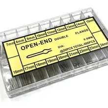 360 шт Ассорти из нержавеющей стали длина Сплит шпильки Boxset для часов 0,8 0,9 1,0 мм