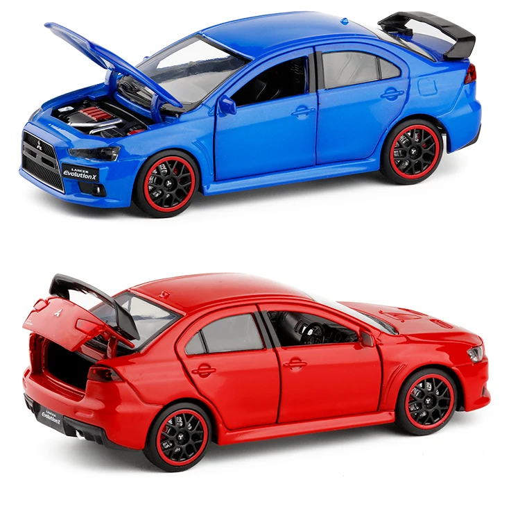 1/32 JACKIEKIM Mitsubishi Lancer EVO X 10 BBS RHD с черной крышей литая модель автомобиля игрушки для детей Подарки для мальчиков