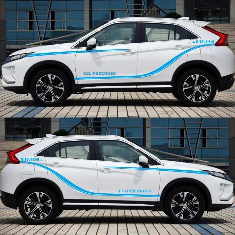 World Datong автомобильный стильный, для спортивного автомобиля автомобильный аксессуар наклейка для Mitsubishi EclipseCross Eclipse Cross Двусторонняя наклейка