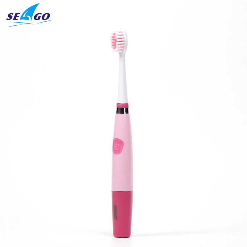 Ultrasonic Sonic Toothbrush Waterproof Sonic Tooth Brush Wave Electric Toothbrush Replacement Brush Heads Battery Automatic