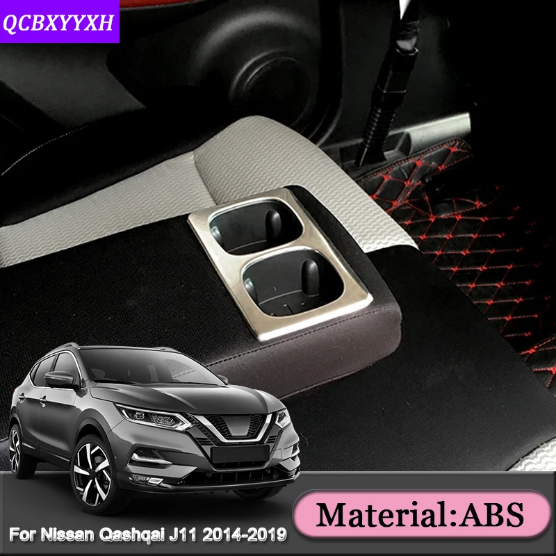 Для Nissan Qashqai J11- Rogue Sport- ABS автомобильный подстаканник для салона автомобиля наклейки на панель блестки автомобильные аксессуары