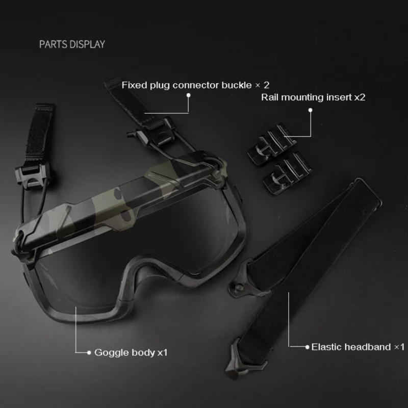 Tactical Military)Airsoft Hunting Goggles Shooting Glasses Windproof Wargame Goggles Helmet Eyewear Paintball Eye Protection