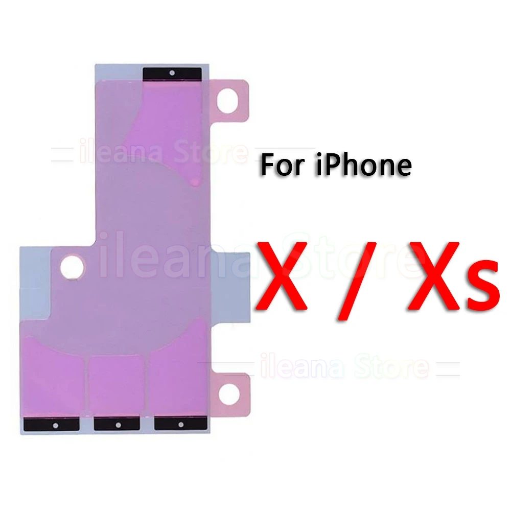 2 шт. для iPhone 6 6s 7 8 Plus X Xs Max XR 5s 5c клейкая лента-наклейка клейкие полоски оригинальная замена - Цвет: For iPhone X Xs