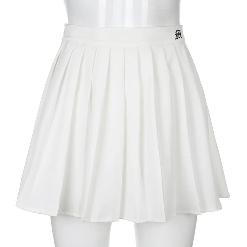 Pleated Skirt A-line High Waist Mini Tennis Skirt Casual Womens Summer Overall Tennis Skorts