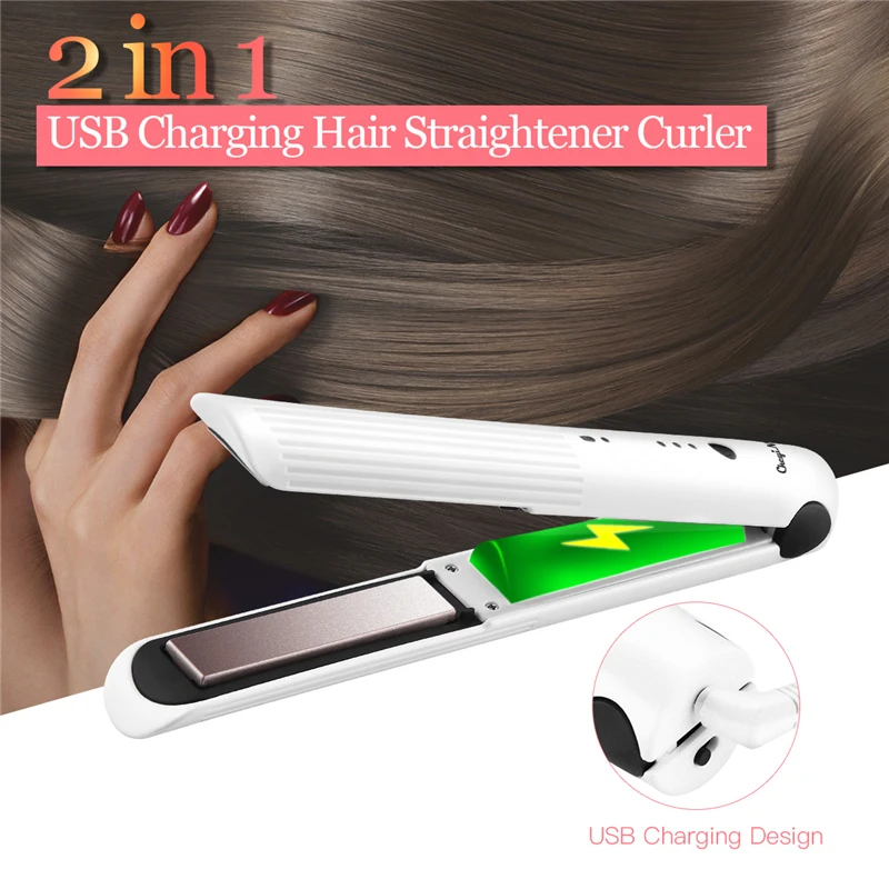 usb rechargeable hair straightener