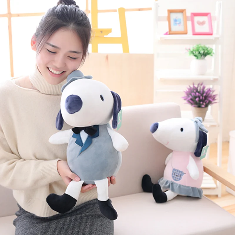 30 см 40 см супер пара Собака Kawaii животные девушки Валентина Кукла Малыш игрушка