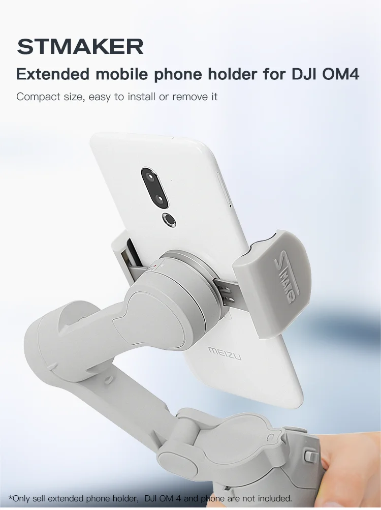 STARTRC OSMO Mobile 4 Extension Phone Holder Phone Clamp extension bracket For DJI OM4 OSMO Mobile 4 Accessories best cheap drone