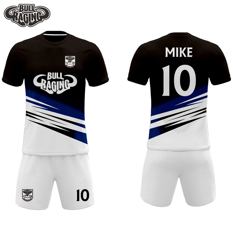 

custom made sulbimation soccer uniform jersey set