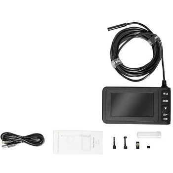 

5.5mm Industrial Endoscope 1080P HD 4.3Inch Sn IP67 Waterproof Inspection Camera with 6 LED Lights Borescope