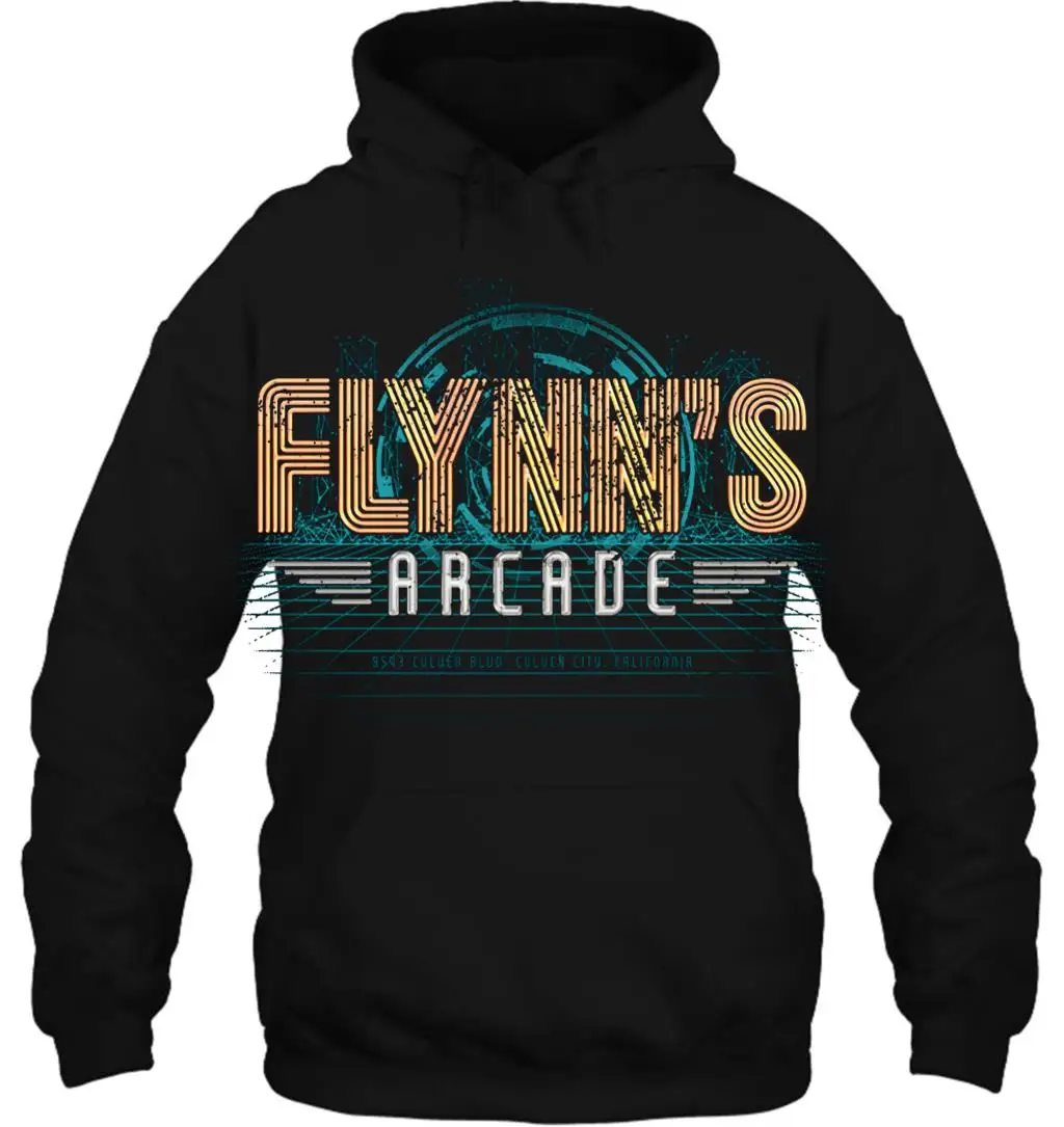 Мужская толстовка с капюшоном Flynns Arcade, вдохновленная фильмом 1982 Tron Encom, женская уличная одежда