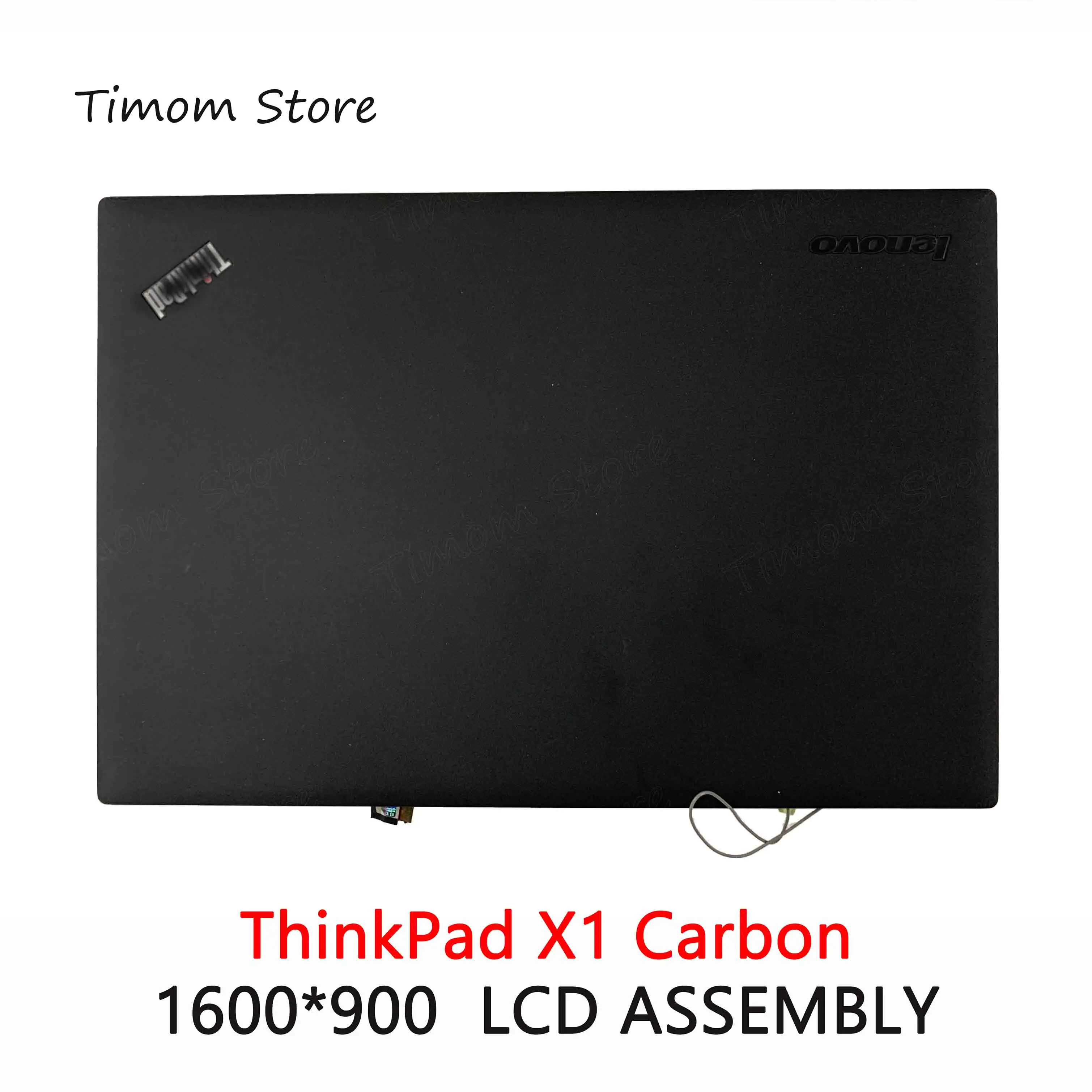 Para lenovo thinkpad x1 montagem superior de toque carbono a & b capa hd + 1600*900 14.0 polegada novo notebook metade superior conjunto montagem monitor