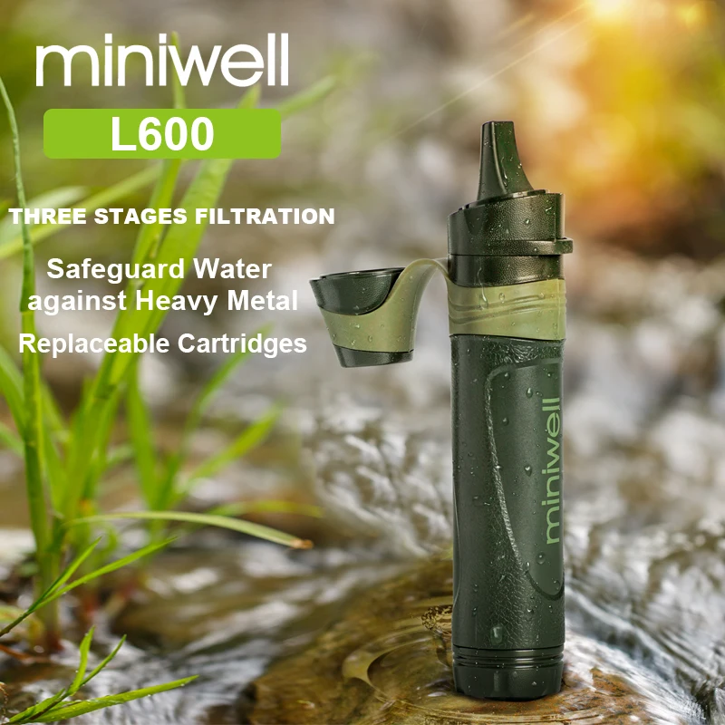 Miniwell Открытый Кемпинг легкий универсальный фильтр для воды питьевой пресной