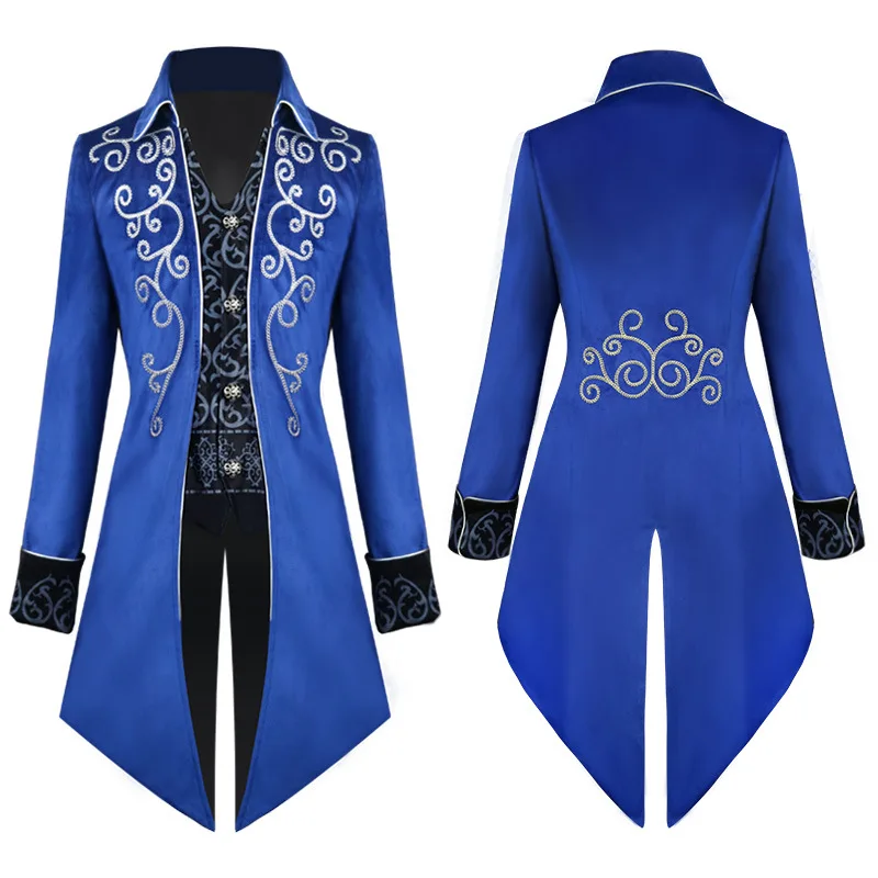 Adult Men Medieval Larp Viking Costume Gambeson Canvas Corduroy Turtleneck Jacket Battle Hero Outfit Cosplay Coat costume