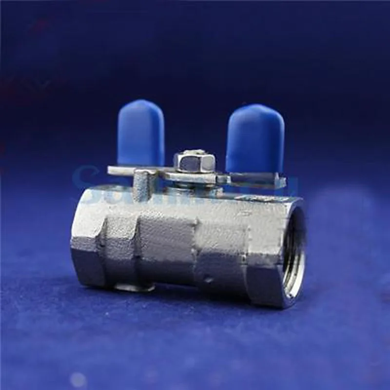 Многократный BSP Женский SS304 шаровой клапан с ручкой-бабочкой водяное паровое