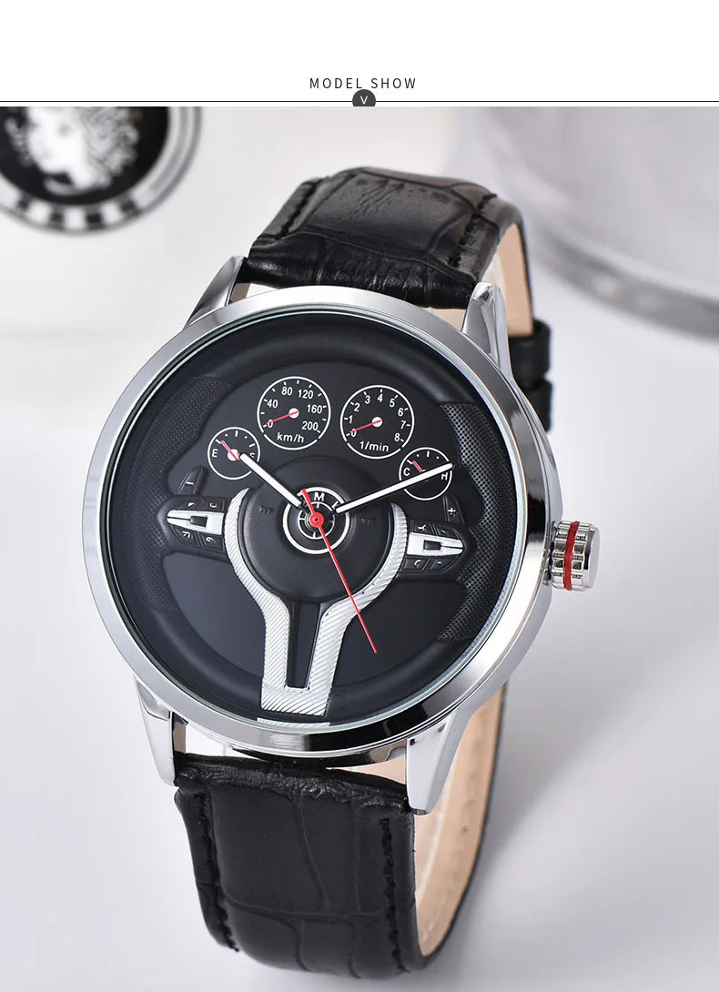 AIM9GT Hec1b6520a8a345a89bec05184558f268C BMW TE37 BBS wrist watch  