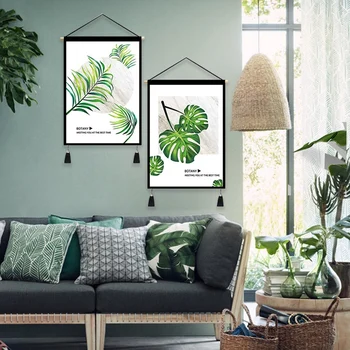 

2 PC Background Cloth Ins Hanging Cloth Nordic Room Bedside Decoration Bed Arrangement Home Hanging Picture