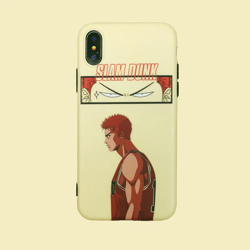 Чехол для телефона с японским аниме SLAM DUNK Basketball geniu iPhone 7 Plus 6 8 6s силиконовый чехол X