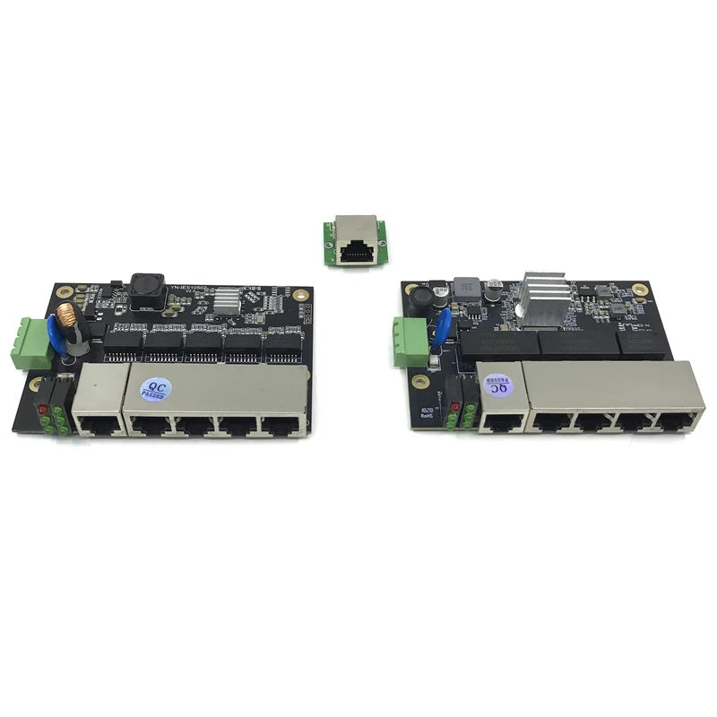 Промышленный коммутационный модуль Ethernet 5 портов неуправляемая плата PCBA 100 Мбит/с