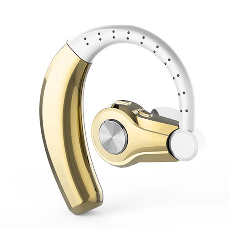 Gold Bluetooth 4,1 беспроводные наушники Hansfree стерео Спортивная гарнитура одно ухо - Цвет: Gold