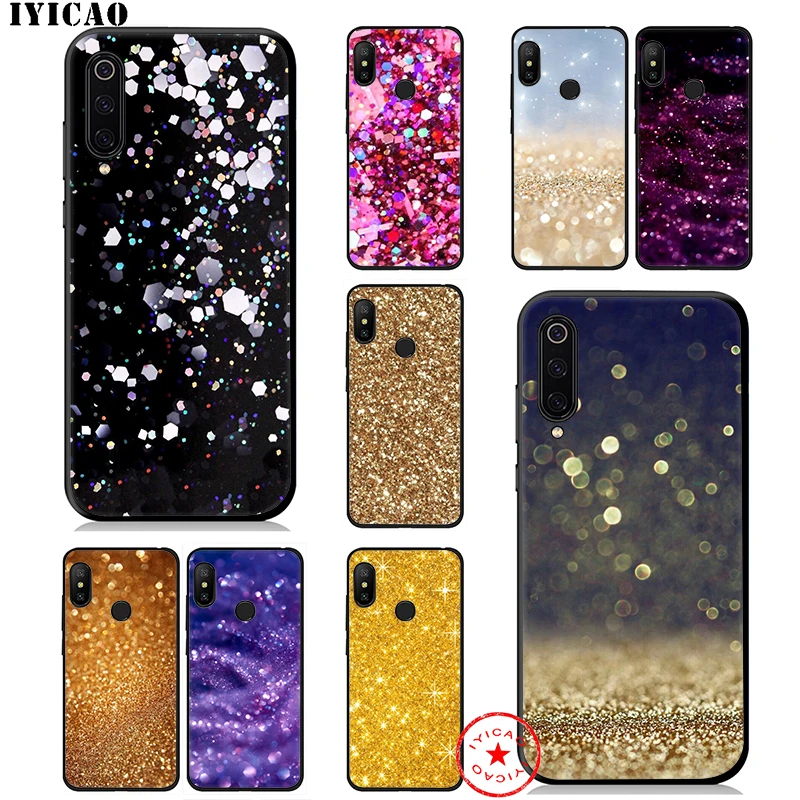 IYICAO Sparkle Glitter Sand Scale Soft Case for Xiaomi Mi 10 A3 A2 Lite A1 CC9 CC9E 9T 9 8 6 SE Pro F1 Max 3 5X 6X MiA1 MiA2 |