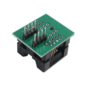 

Durable SOP8 To DIP8 Wide-Body Seat Wide 200mil Pitch Programmer Adapter Socket Board Electronic Accessories