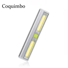 Магнитные Супер яркий Мини COB Светодиодные стены переключатель Светодиодный ночник Беспроводная лампа Спальня для гаража