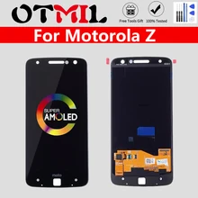 5," AMOLED для Motorola Moto Z Droid lcd сенсорный экран дигитайзер Рамка XT1650 XT1650-03 ЖК для MOTO Z Droid дисплей