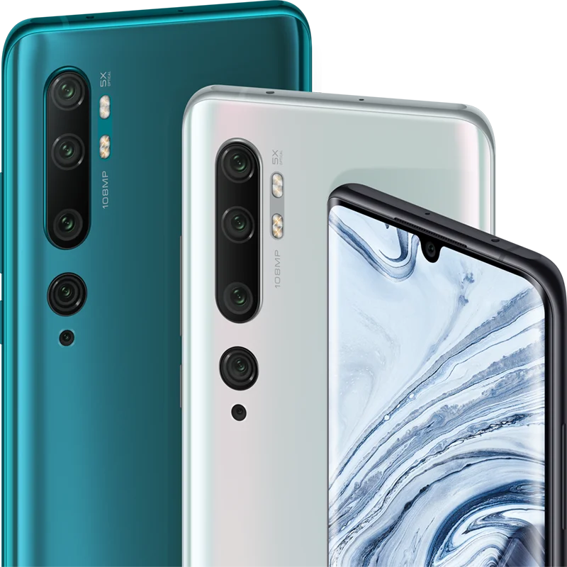 Глобальная версия смартфона Xiaomi Note 10 6 ГБ ОЗУ 128 Гб ПЗУ камера 108 МП Penta 5260 мАч Snapdragon