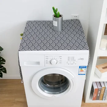 

Drum Washing Machine Cover Portable Household Single Door Refrigerator Cover Dustproof