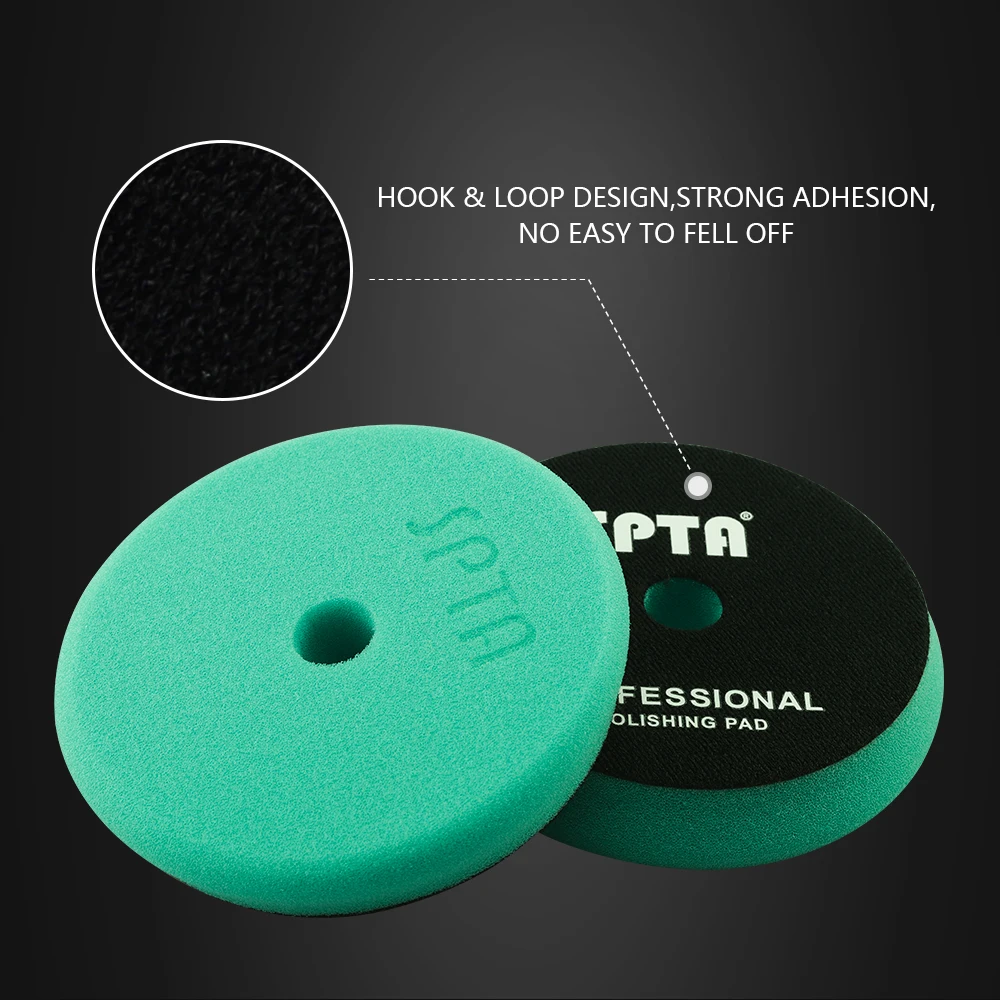 Car Polishing Foam Pad T Shape Sponge for DA/RO/GA Car Polisher 1PC 3"(80mm)/5"(125mm)/6"(150mm)