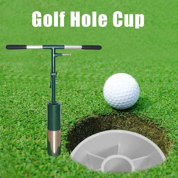 

Thickened Explosion-Proof And UV Proof Golf Green Hole Cup Backyard Putter Practice Training Aids Tools White For Outdoor Sport