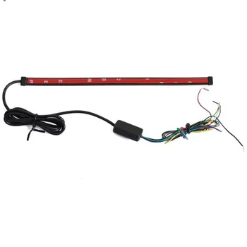 

New Motorcycle parts modification one for one brake tail light water 30CM yellow red light led light belt