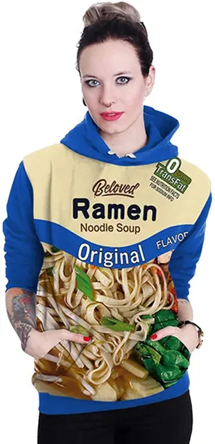 ramen noodle soup weed flavor hoodie