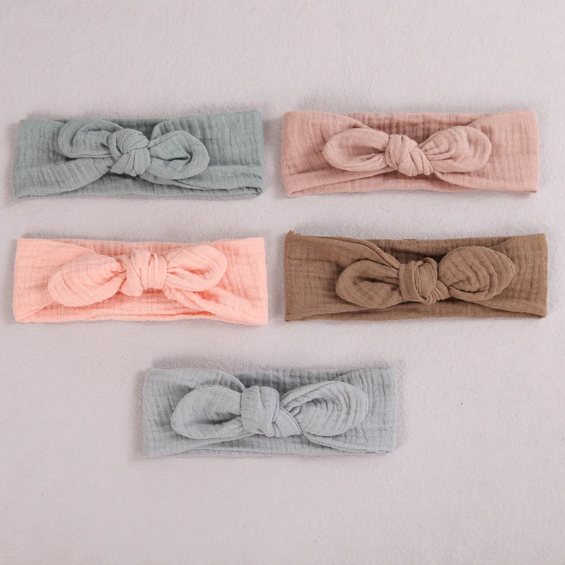 cool baby accessories Baby Headband For Children Tie Knot Turban Toddler Girl Hair Accessories Cotton Headbands Newborn Photo Hairband Soft Head Wraps baby headband