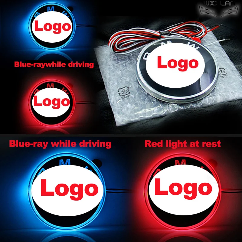 

For BMW LED lighting car standard modified M lamp standard 3D emblems wheel standard 1 series 3 series 5 series 7 serie X1X3X5X6
