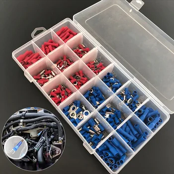 

450pcs Heat Shrink Wire Connector Kit Electrical Insulated Crimp Marine Automotive Terminals Set JA55