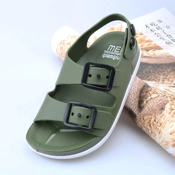 

2020 New Summer Children Sandals Boy Girls Beach Shoes Kids Sandals Baby Sports Shoes Non-slip Leisure Toddler Baby Flat Sandals