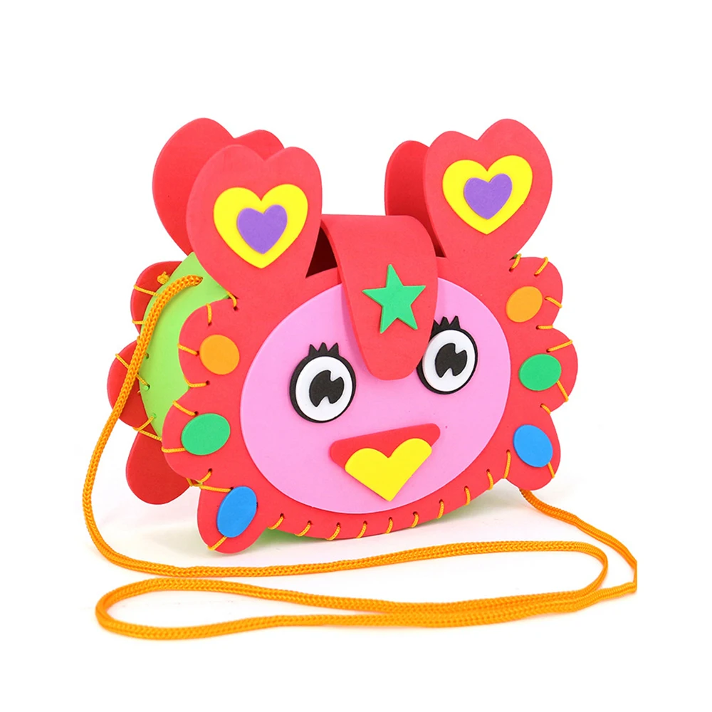 As Shown Детская самодельная игрушка нетканый тканевый мешок мультфильм формы в виде животных сумки ручной работы игрушки для детского сада детские развивающие игрушки подарок на день рождения - Цвет: As Shown