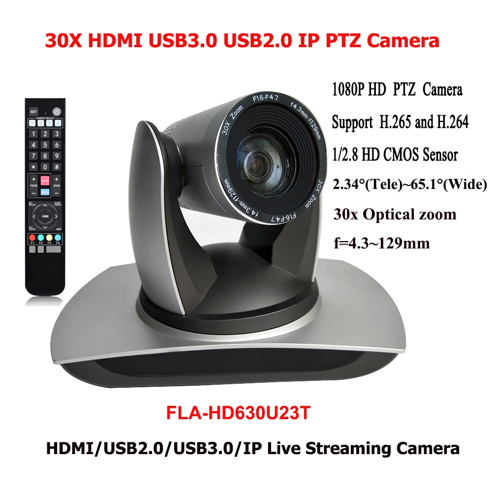 2MP HDMI IP PTZ камера 1080P качество вещания видео конференц 30x зум USB2.0 USB3.0|Камеры