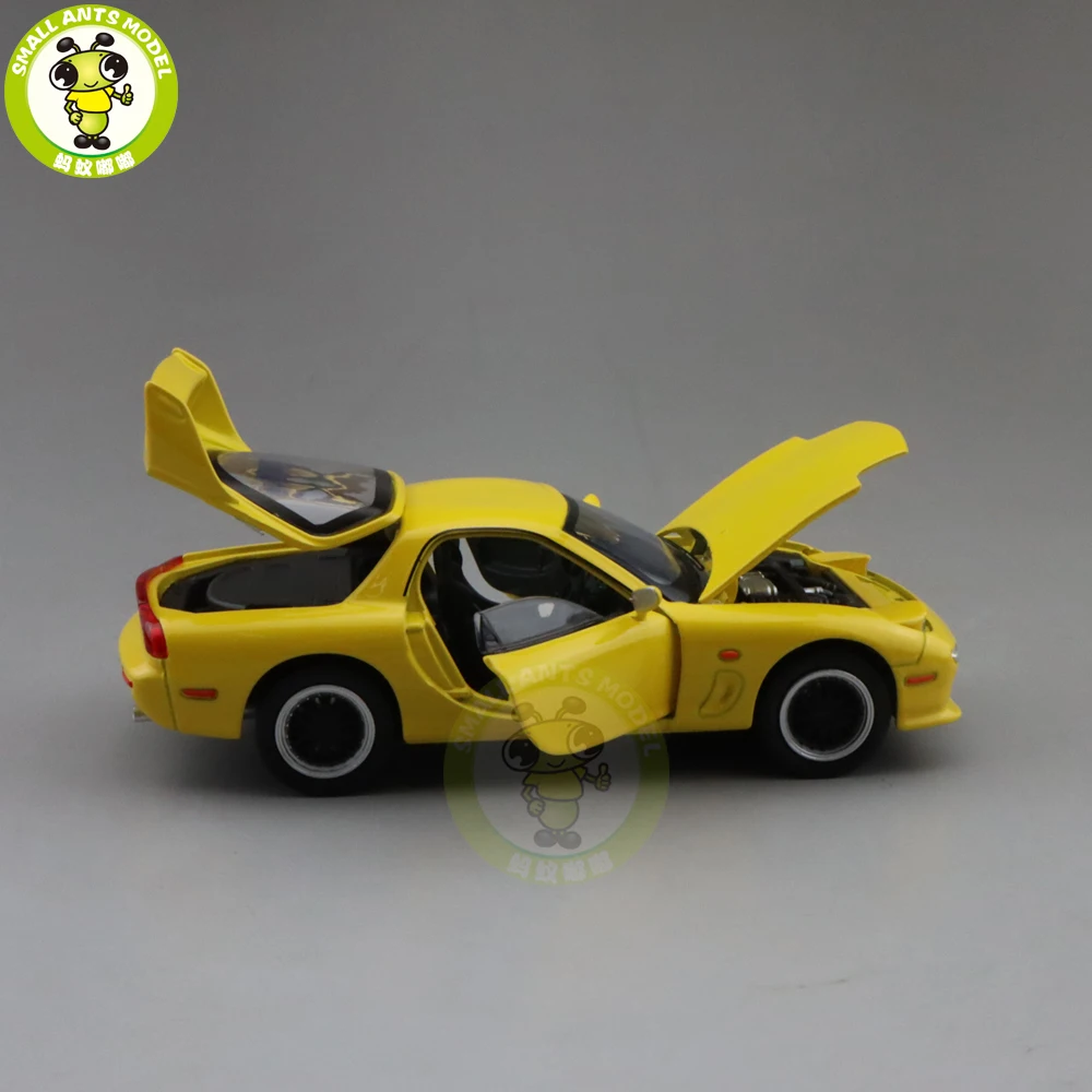 1/32 JACKIEKIM MAZ DA RX-7 RX 7 Diecast Model CAR Toys for kids children Sound Lighting gifts