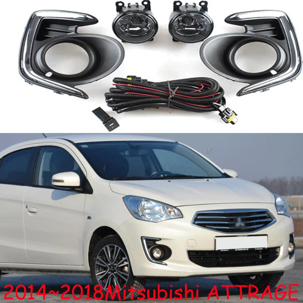 

car bumper headlamp ATTRAGE fog light Assembly 2014~2018y car accessories harness wire+ON/OFF Switch ATTRAGE headlight